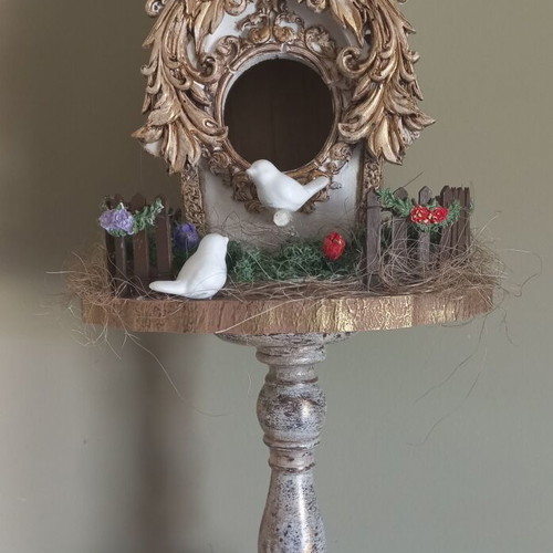 Decorative handmade decoration new, height 48cm, diameter 24cm