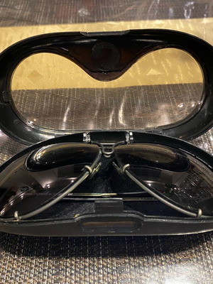 Porsche Carrera Titanium sunglasses used, black lenses