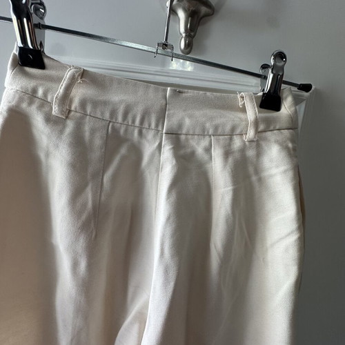 Sinsay summer pants used, beige, size XXS
