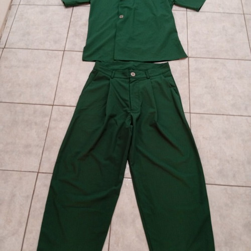 Green women's suit set, new