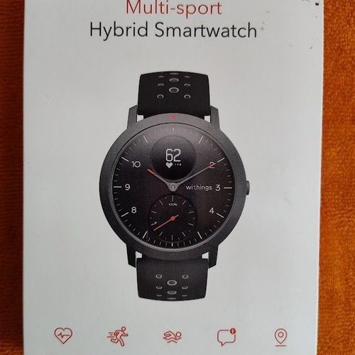 Withings Steel HR Sport hybrid multisport watch used
