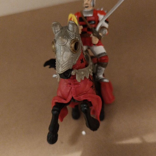 Knight and Horse Figure Set like new