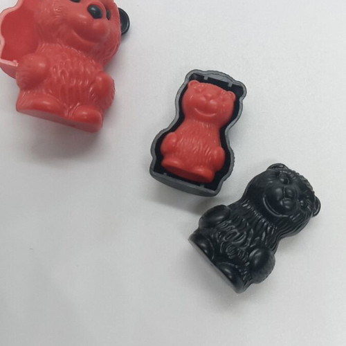 Miniature Babushka Bear set like new, 3 parts, 90s