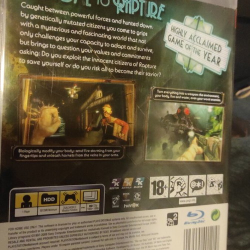 Ps3 Bioshock like new