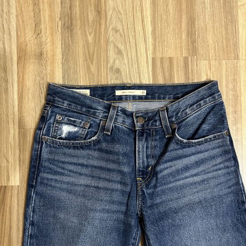 Levi's Middy Straight jeans, size 25, blue
