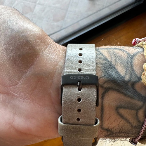 Komono Winston wristwatch men's new, gray