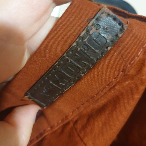 Mon'c bermuda shorts brick red new, size 36