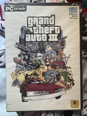 Grand Theft Auto III PC game new Greek edition