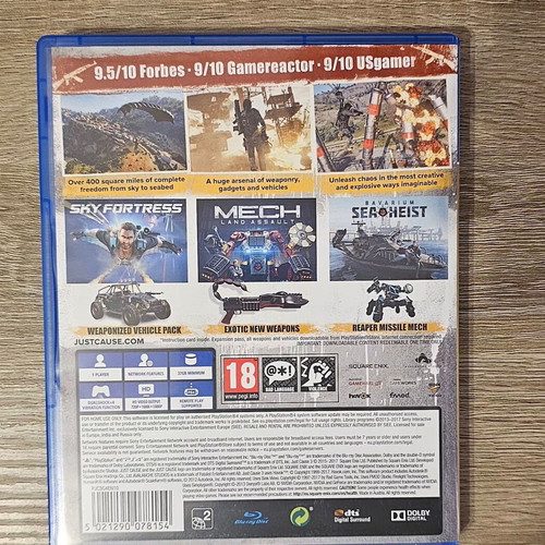 Just Cause 3 PS4 game