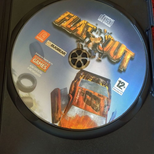 Flat Out PC ROM like new, racing game
