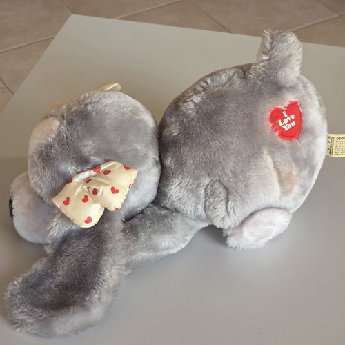 Sad Sam and Honey Puppy plush toy used, collectible from 1980s