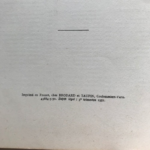 'La Cuisine Froide' cookbook used, in French, 1951 edition