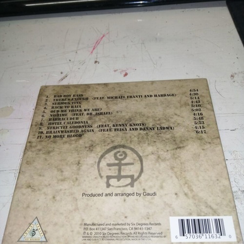 Gaudi No Prisoners CD like new, reggae electronic music