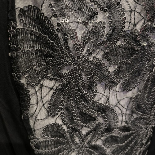 Attrattivo black evening blouse size M like new