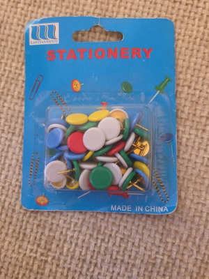 Pushpins new, sealed in excellent condition