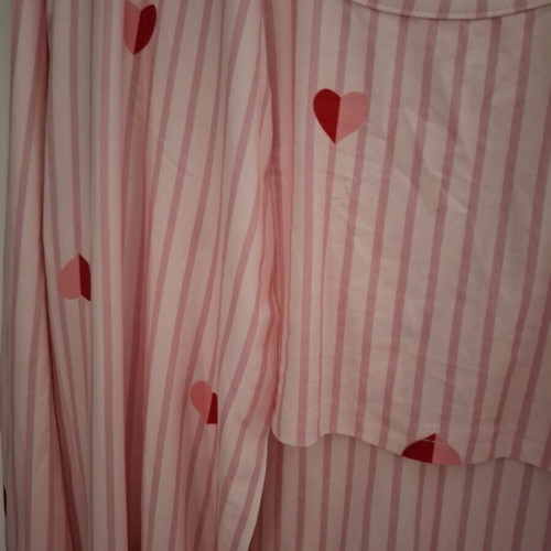 Maternity and nursing dress and robe set like new, XL, white and pink