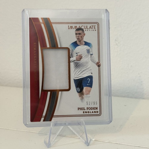 Panini Immaculate Phil Foden Patch England mint