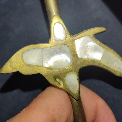 Candlestick with dolphin used
