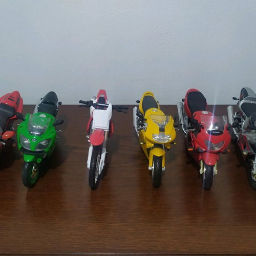 Collection of collectible motorcycles like new