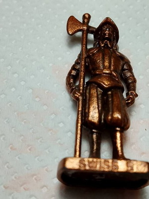 Bronze miniature 5 cm Swiss-5 HRRD 78 collectible rare like new
