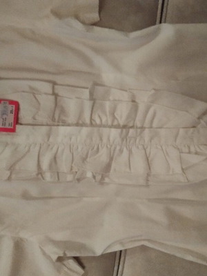 White Sam 0-13 short sleeve shirt new for girls 10-12 years