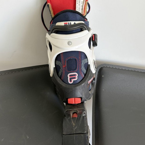 Fila roller skates refurbished with laces, velcro, and ankle buckle