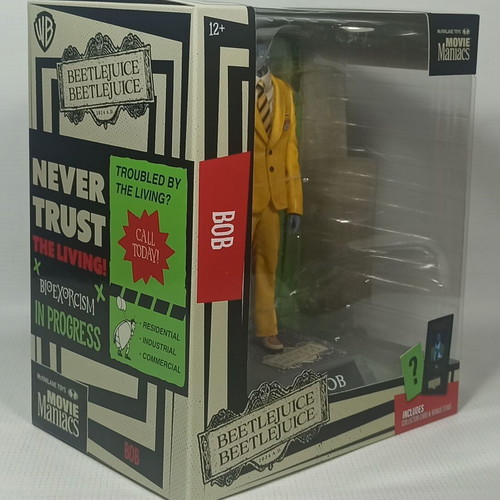 McFarlane Movie Maniacs Beetlejuice Bob the Shrinker statue, limited edition