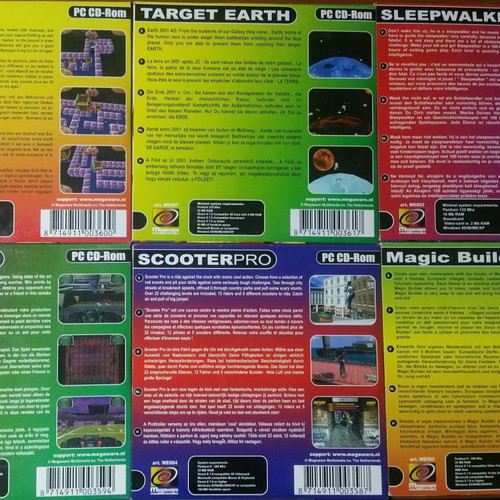 PC games used, pack of 6