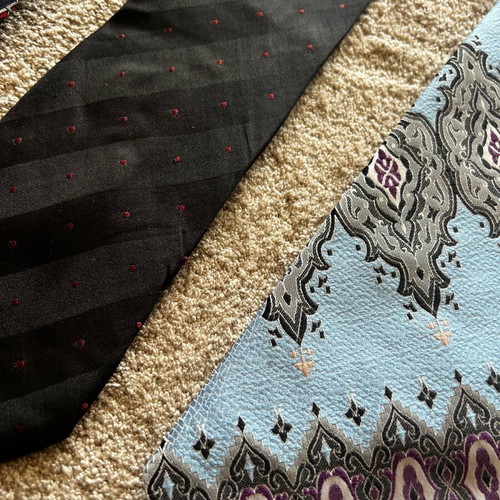 Set of 5 ties like new, various brands, multicolored