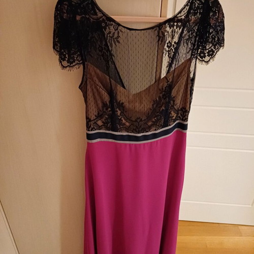 Madame Shou Shou dress airy with lace bust and maxi skirt like new