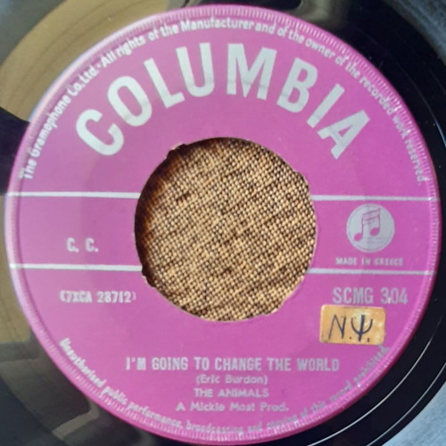 Animals It's My Life 7" single used, rock