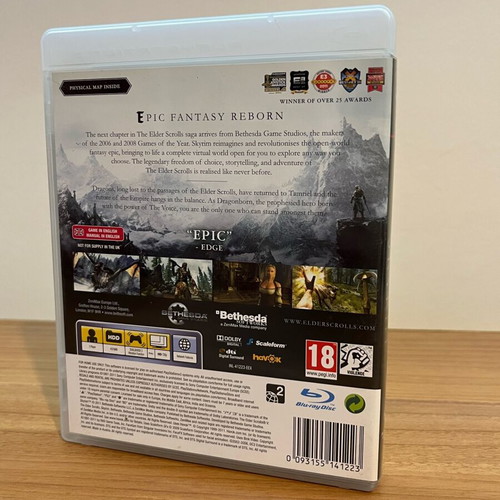 The Elder Scrolls V Skyrim PS3 game used