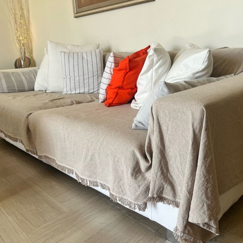 Three-seater sofa used