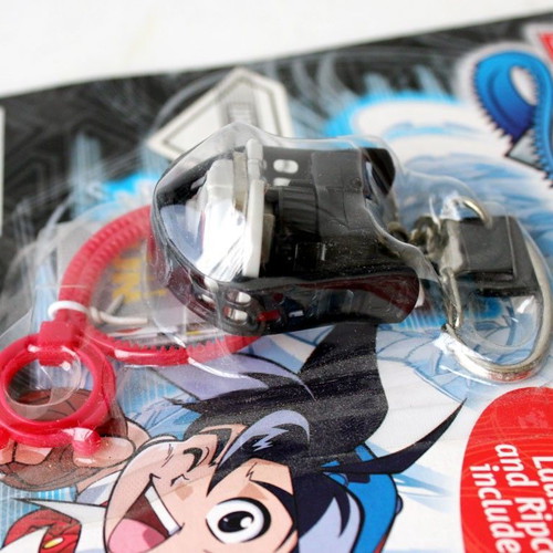 2002 Beyblade Keychain Tops Driger Launcher with Ripcord sealed