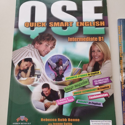 QSE Quick Smart English Intermediate B1 Student's Book like new