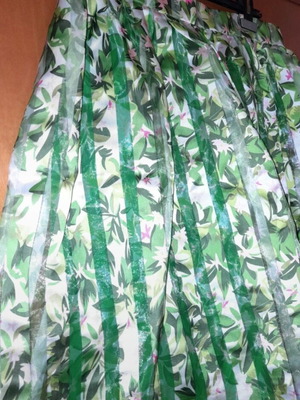 Satin midi skirt