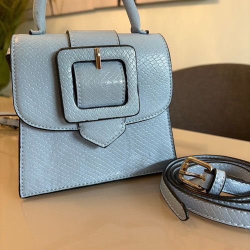 Zara crossbody bag blue like new