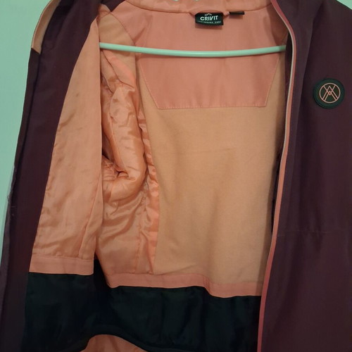 Children's windbreaker jacket with hood and thermal lining, size 152 cm