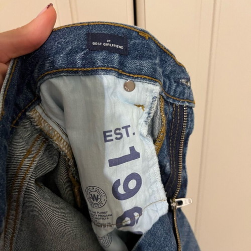 GAP jeans blue size M like new, worn few times