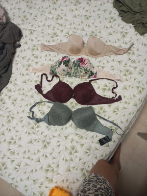 H&M bras like new, multicolor, convertible strapless