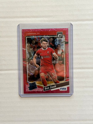 2024 Panini Donruss Optic Ben Doak Liverpool Rated RC Pink Velocity 29/99