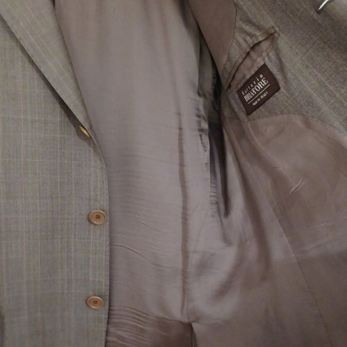 Men's Super 150 suit used, size 48, wool fabric