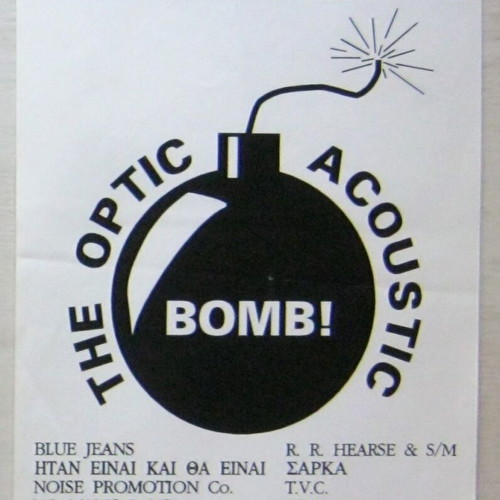 The Optic Acoustic Bomb! promotional poster like new