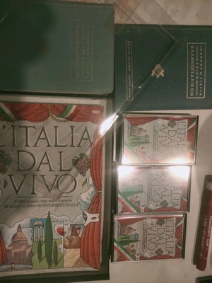 Συλλεκτικό πακέτο εκμάθησης Ιταλικών L'Italia Dal Vivo BBC σαν καινούργιο