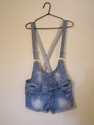 Jean salopette used, size S / 36 / 8