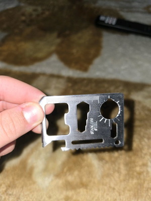Multi-tool like new with cutter and wallet card slot