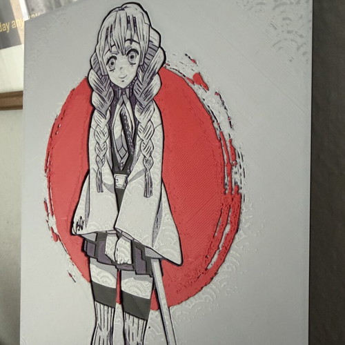 Mitsuri Demon Slayer Art new, 25x18 cm