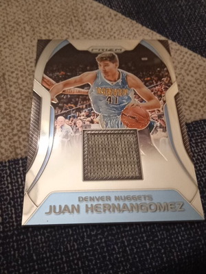 Juancho Hernangomez Panini Prizm Game Worn Patch new