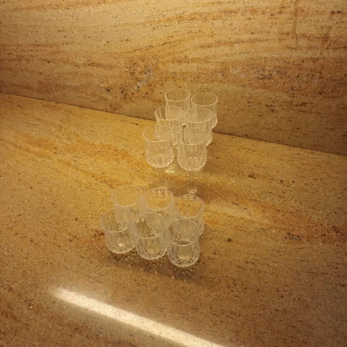 Cristal d'Arques France crystal glasses set of 83 new