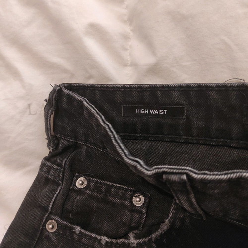 High-waisted shorts used, size 38